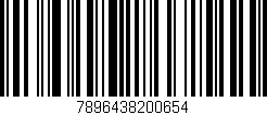 Código de barras (EAN, GTIN, SKU, ISBN): '7896438200654'