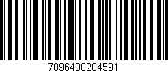 Código de barras (EAN, GTIN, SKU, ISBN): '7896438204591'