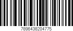 Código de barras (EAN, GTIN, SKU, ISBN): '7896438204775'