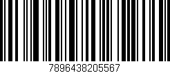 Código de barras (EAN, GTIN, SKU, ISBN): '7896438205567'
