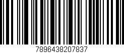 Código de barras (EAN, GTIN, SKU, ISBN): '7896438207837'