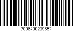 Código de barras (EAN, GTIN, SKU, ISBN): '7896438209657'