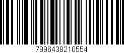 Código de barras (EAN, GTIN, SKU, ISBN): '7896438210554'