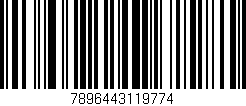 Código de barras (EAN, GTIN, SKU, ISBN): '7896443119774'