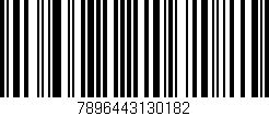Código de barras (EAN, GTIN, SKU, ISBN): '7896443130182'