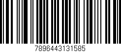 Código de barras (EAN, GTIN, SKU, ISBN): '7896443131585'