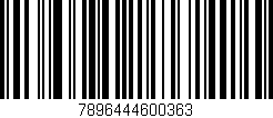 Código de barras (EAN, GTIN, SKU, ISBN): '7896444600363'