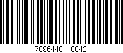 Código de barras (EAN, GTIN, SKU, ISBN): '7896448110042'