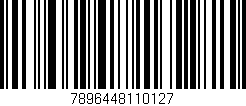 Código de barras (EAN, GTIN, SKU, ISBN): '7896448110127'