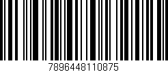 Código de barras (EAN, GTIN, SKU, ISBN): '7896448110875'