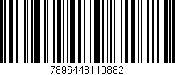 Código de barras (EAN, GTIN, SKU, ISBN): '7896448110882'