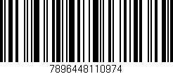 Código de barras (EAN, GTIN, SKU, ISBN): '7896448110974'