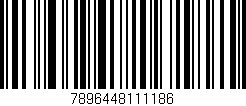 Código de barras (EAN, GTIN, SKU, ISBN): '7896448111186'