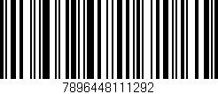 Código de barras (EAN, GTIN, SKU, ISBN): '7896448111292'