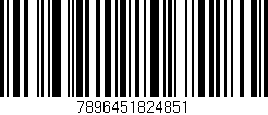 Código de barras (EAN, GTIN, SKU, ISBN): '7896451824851'