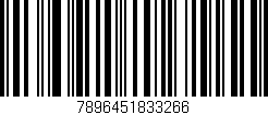 Código de barras (EAN, GTIN, SKU, ISBN): '7896451833266'