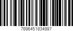 Código de barras (EAN, GTIN, SKU, ISBN): '7896451834997'