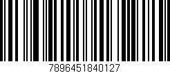 Código de barras (EAN, GTIN, SKU, ISBN): '7896451840127'