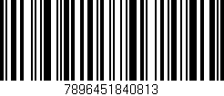 Código de barras (EAN, GTIN, SKU, ISBN): '7896451840813'
