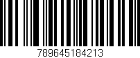 Código de barras (EAN, GTIN, SKU, ISBN): '789645184213'