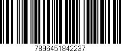 Código de barras (EAN, GTIN, SKU, ISBN): '7896451842237'