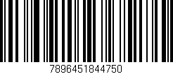 Código de barras (EAN, GTIN, SKU, ISBN): '7896451844750'