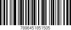 Código de barras (EAN, GTIN, SKU, ISBN): '7896451851505'