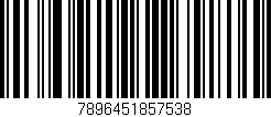 Código de barras (EAN, GTIN, SKU, ISBN): '7896451857538'