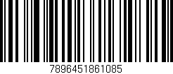 Código de barras (EAN, GTIN, SKU, ISBN): '7896451861085'