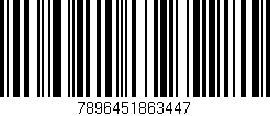 Código de barras (EAN, GTIN, SKU, ISBN): '7896451863447'
