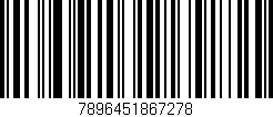 Código de barras (EAN, GTIN, SKU, ISBN): '7896451867278'