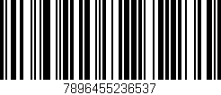 Código de barras (EAN, GTIN, SKU, ISBN): '7896455236537'