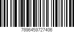 Código de barras (EAN, GTIN, SKU, ISBN): '7896459727406'