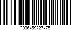 Código de barras (EAN, GTIN, SKU, ISBN): '7896459727475'