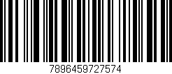 Código de barras (EAN, GTIN, SKU, ISBN): '7896459727574'