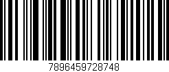 Código de barras (EAN, GTIN, SKU, ISBN): '7896459728748'
