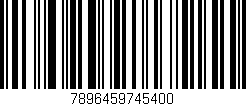 Código de barras (EAN, GTIN, SKU, ISBN): '7896459745400'