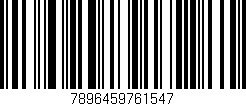 Código de barras (EAN, GTIN, SKU, ISBN): '7896459761547'