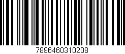 Código de barras (EAN, GTIN, SKU, ISBN): '7896460310208'