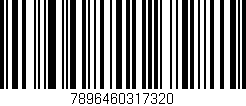 Código de barras (EAN, GTIN, SKU, ISBN): '7896460317320'