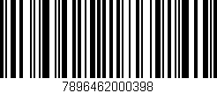Código de barras (EAN, GTIN, SKU, ISBN): '7896462000398'