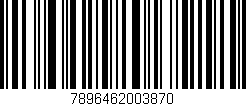 Código de barras (EAN, GTIN, SKU, ISBN): '7896462003870'
