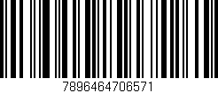 Código de barras (EAN, GTIN, SKU, ISBN): '7896464706571'