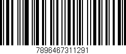 Código de barras (EAN, GTIN, SKU, ISBN): '7896467311291'