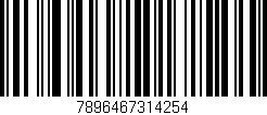 Código de barras (EAN, GTIN, SKU, ISBN): '7896467314254'