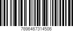 Código de barras (EAN, GTIN, SKU, ISBN): '7896467314506'