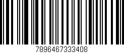 Código de barras (EAN, GTIN, SKU, ISBN): '7896467333408'