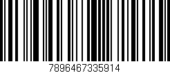 Código de barras (EAN, GTIN, SKU, ISBN): '7896467335914'