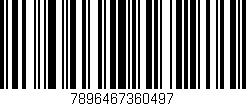 Código de barras (EAN, GTIN, SKU, ISBN): '7896467360497'