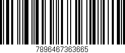 Código de barras (EAN, GTIN, SKU, ISBN): '7896467363665'